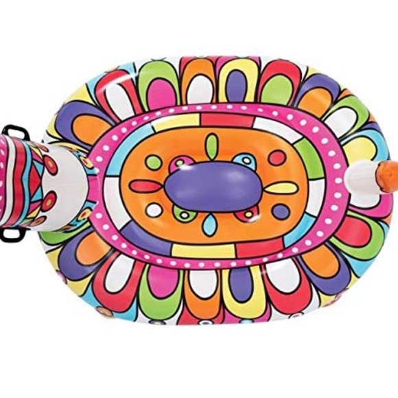 H2OGO! 6ft. POP Llama Ride-on Pool Float - Picture 3 of 10